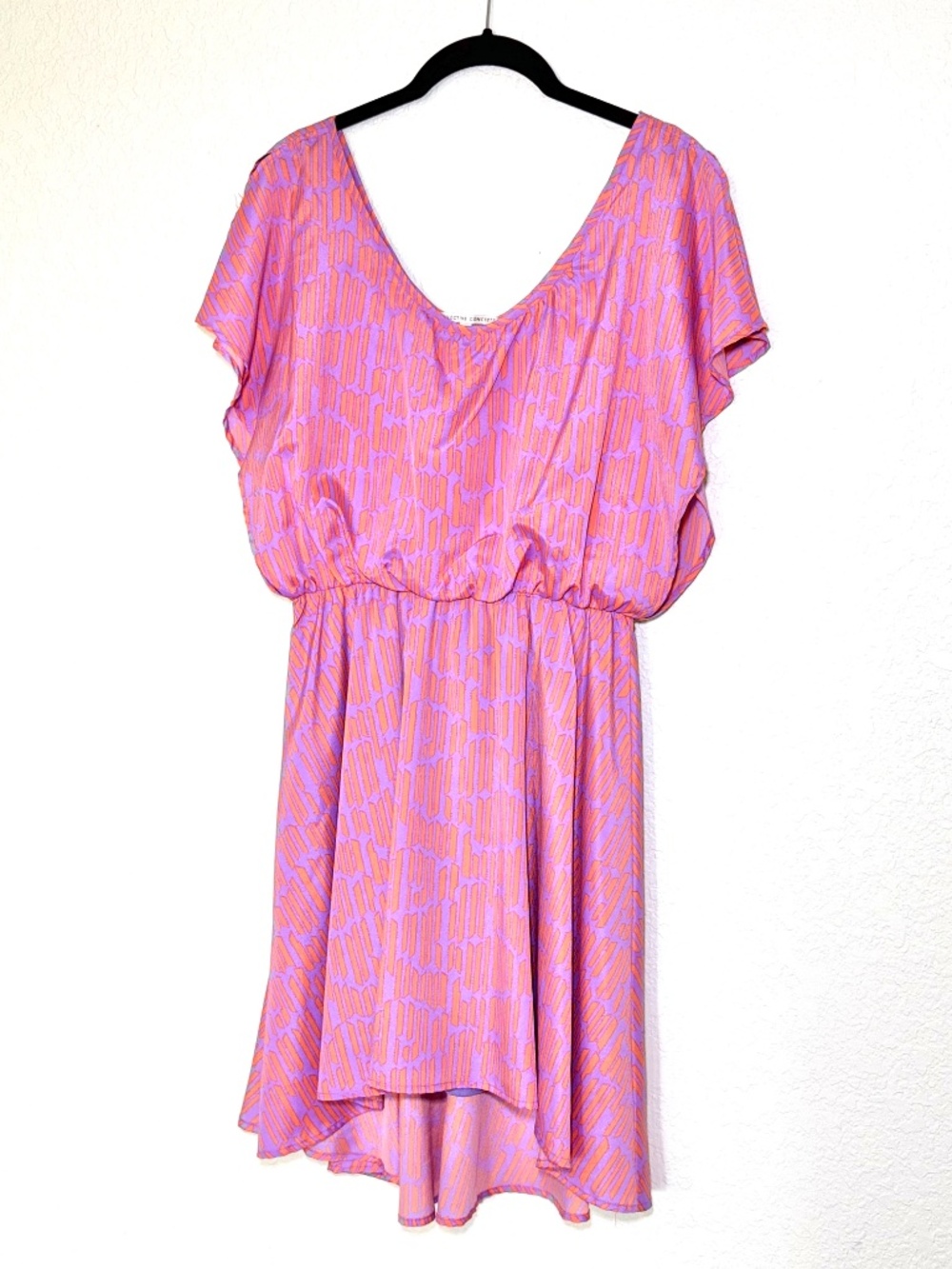 Collective Concepts Dress Women's Medium Beach Resort Wear Flutter Sleeve USA